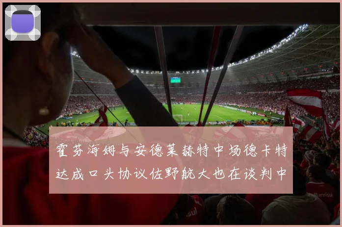 霍芬海姆与安德莱赫特中场德卡特达成口头协议佐野航大也在谈判中